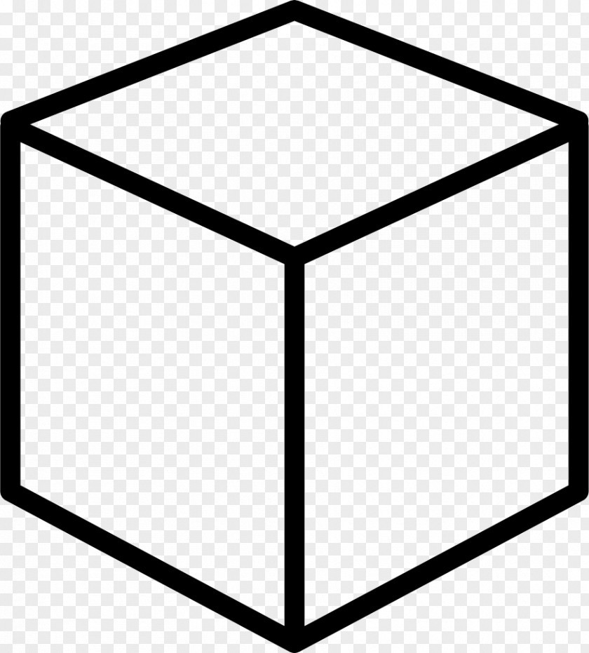 Butte Cube Geometry Isometric Projection PNG
