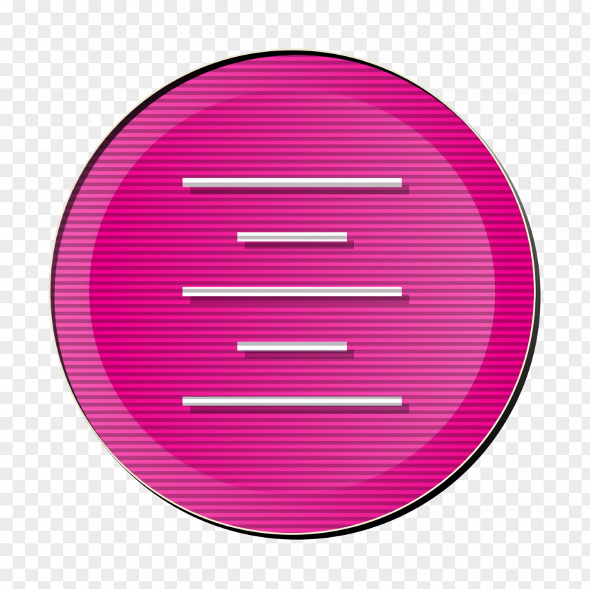 Oval Material Property Align Icon Center Control PNG