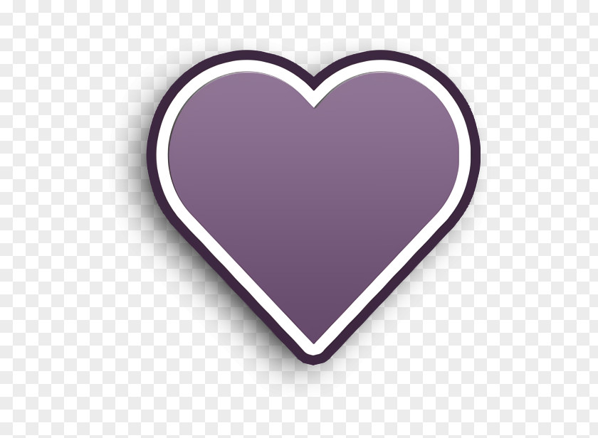 Symbol Magenta Favorite Icon Favourite Heart PNG