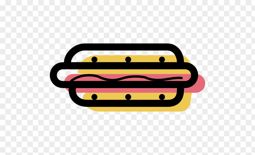 Cartoon Hot Dog Sausage Fast Food Junk PNG