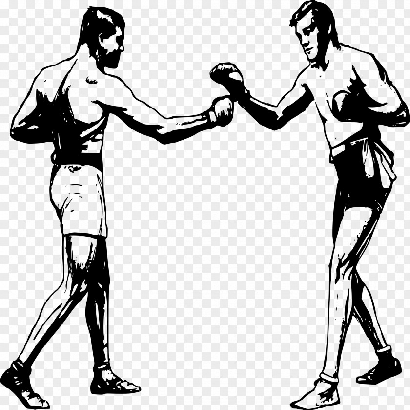 Contact Sport Kick Line Art Muscle Clip Boxing Muay Thai PNG
