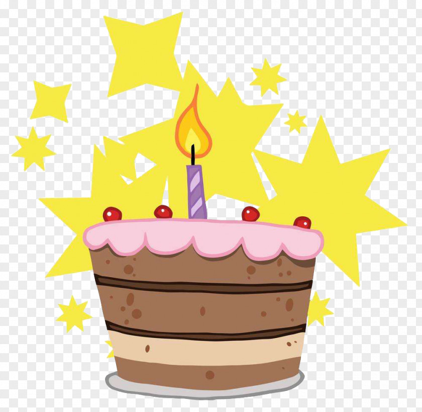 Cute Illustration Birthday Cake PNG illustration birthday cake clipart PNG