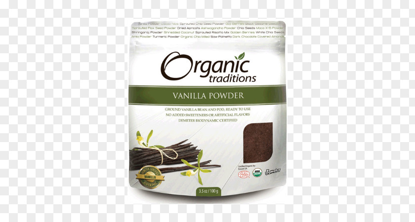 Straditional Culture Organic Food Vanillekipferl Vanilla Powder Flavor PNG