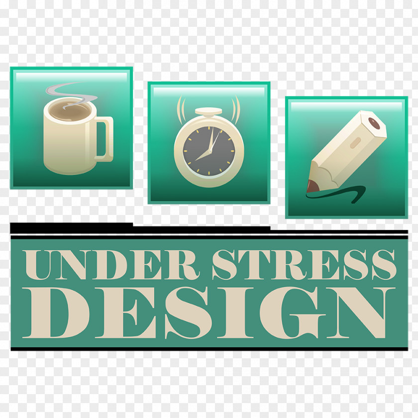 Stress Free Green Brand Rectangle Font PNG