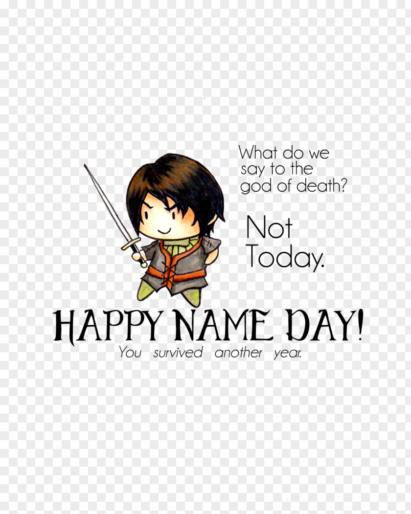 Arya Stark Birthday Wish Name Day Greeting & Note Cards Happiness PNG