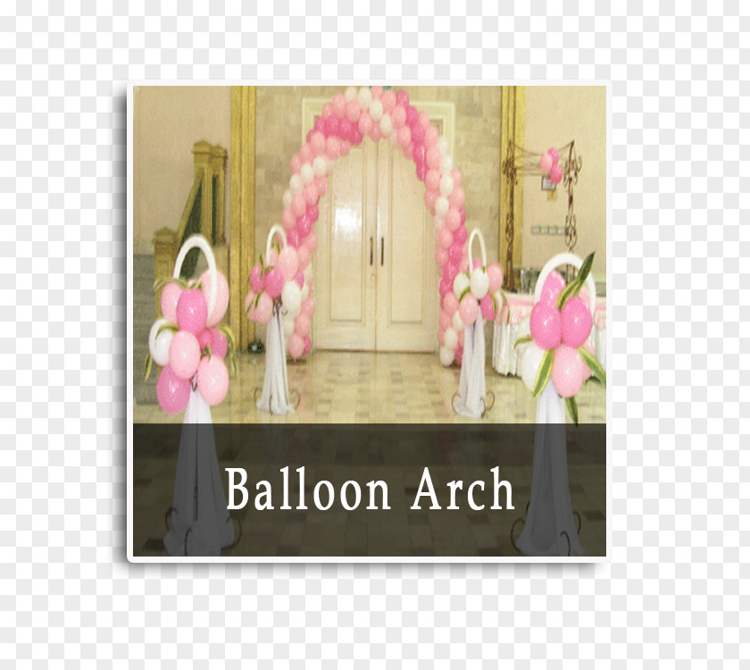 Balloon Picture Frames Pink M Party Hall PNG