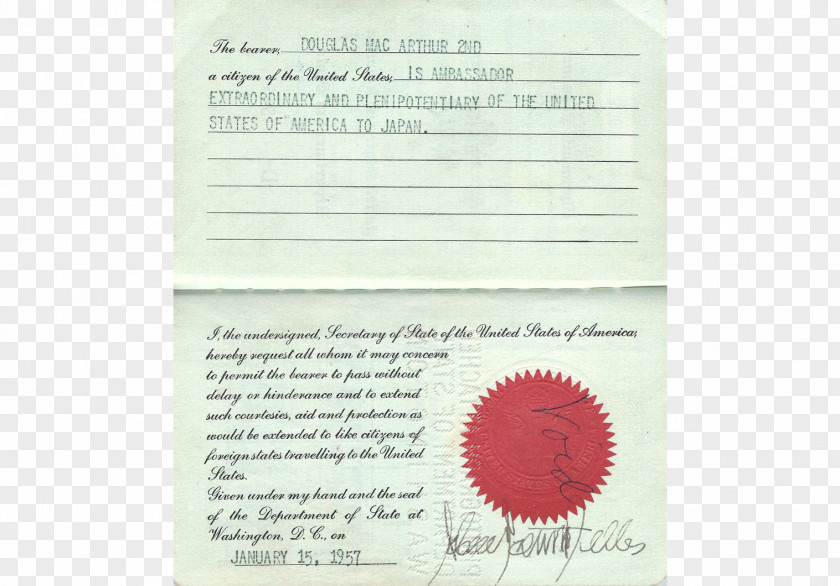 United States Passport Diplomat Ambassador Document PNG