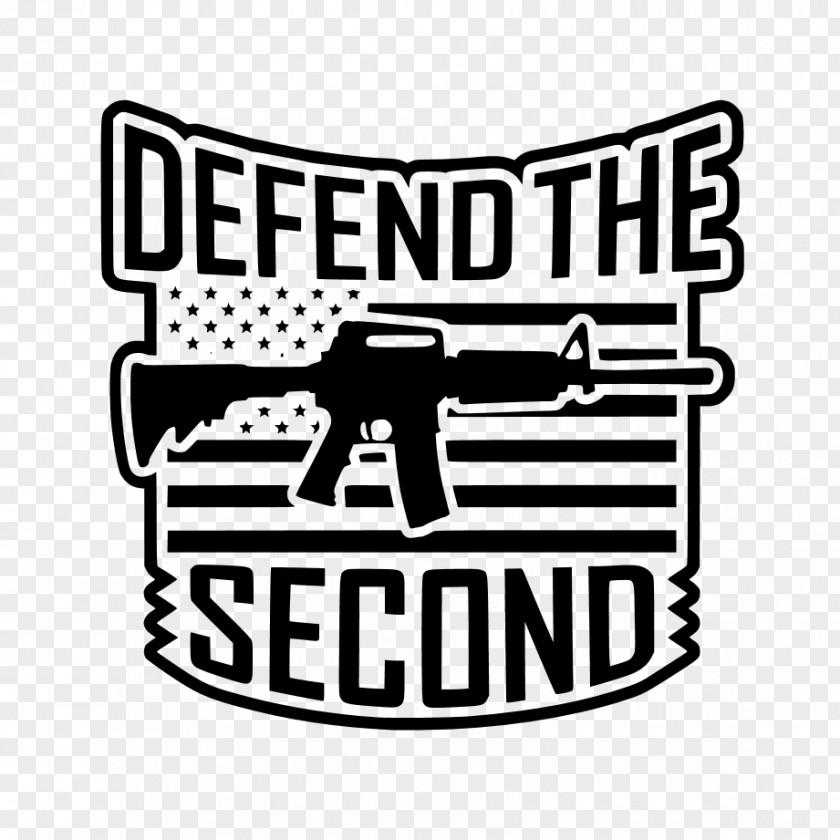 2nd Amendment Second To The United States Constitution Decal Firearm T-shirt PNG