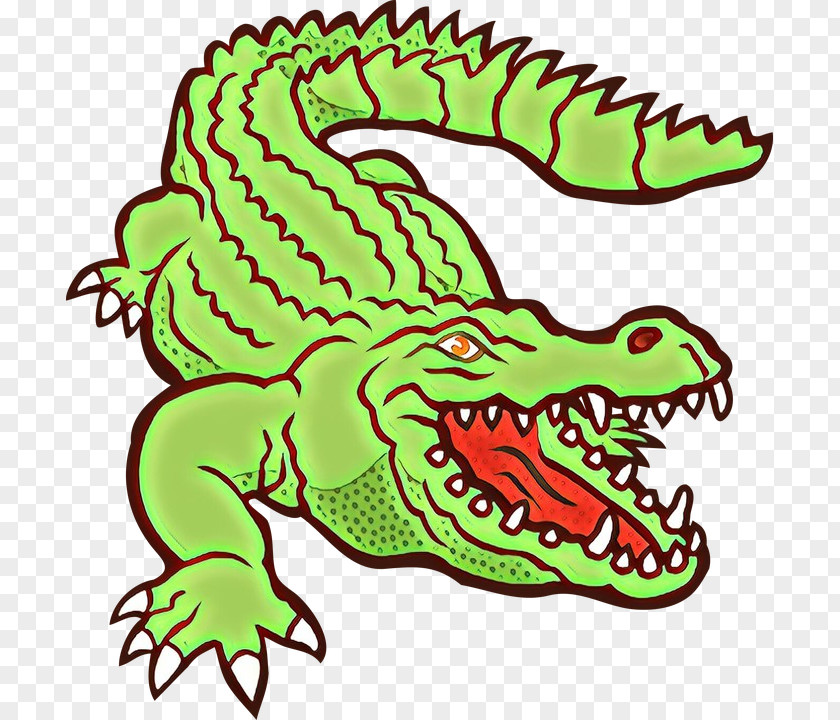 Fictional Character Nile Crocodile Alligator Crocodilia Green Dragon Clip Art PNG