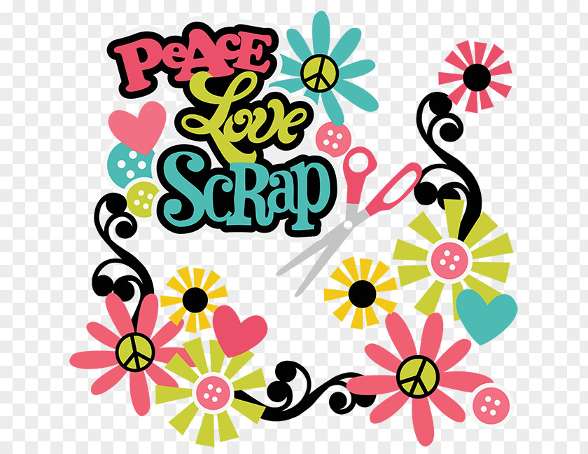 Hippie Scrap Paper Clip Art PNG