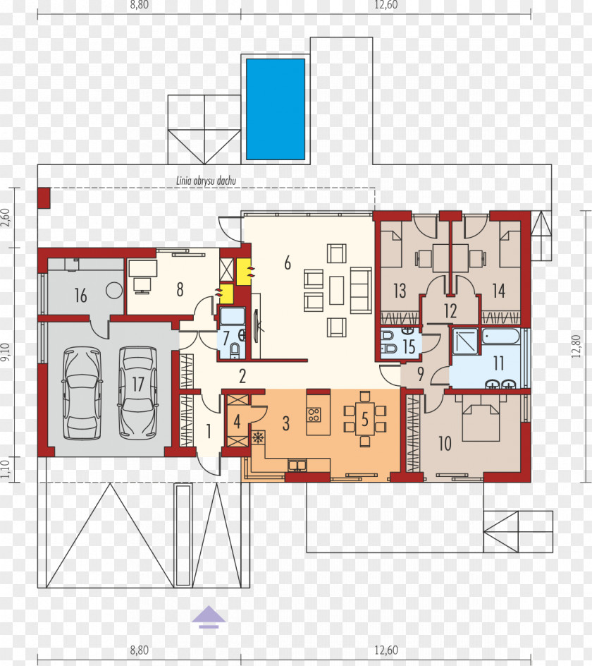 House Andadeiro Pantry Floor Plan Kitchen PNG