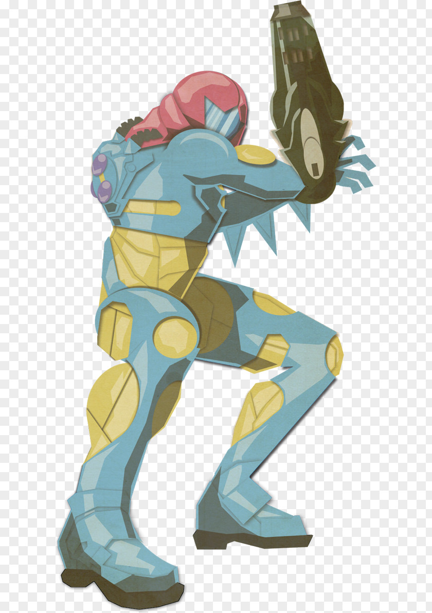 Samus Aran Mecha Cartoon Superhero PNG