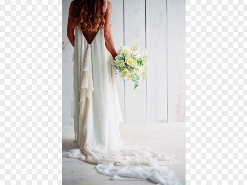 Satin Wedding Dress Flower Bouquet Cocktail PNG