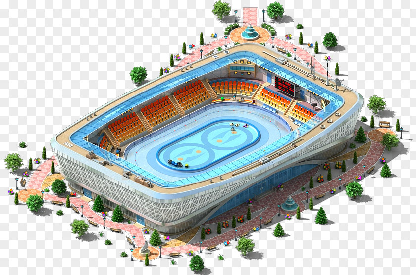Building Fisht Olympic Stadium Sochi Adler Arena Skating Center PNG