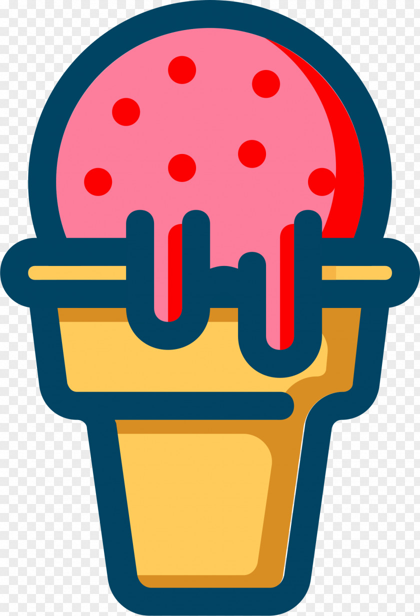 ICECREAM Strawberry Ice Cream Gelato Cones PNG
