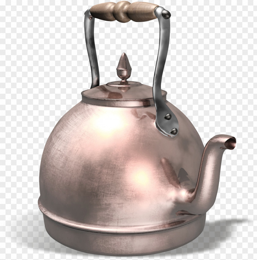 Kettle Copper Teapot Metal Brass PNG