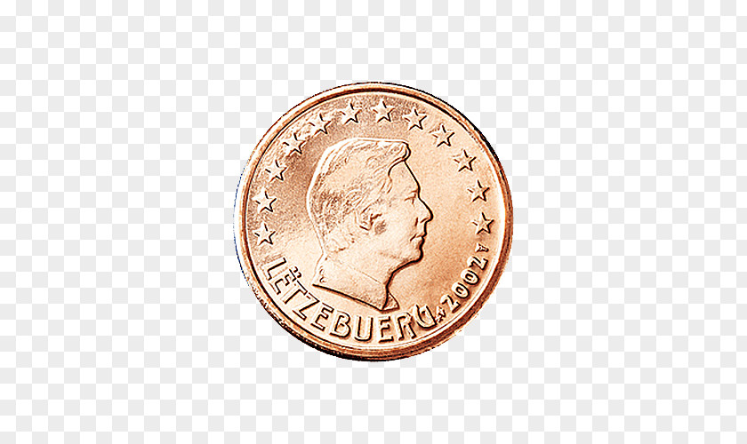 Coin Luxembourg 1 Cent Euro Coins PNG