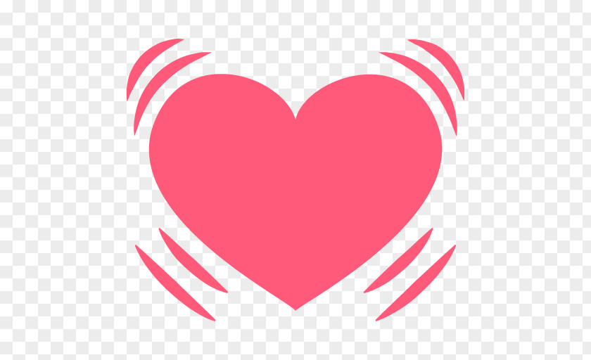 Heart Beat Emoji Symbol SMS Emoticon PNG