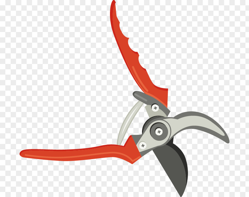 Pliers Vector Material Scissors Pruning Shears Tool PNG