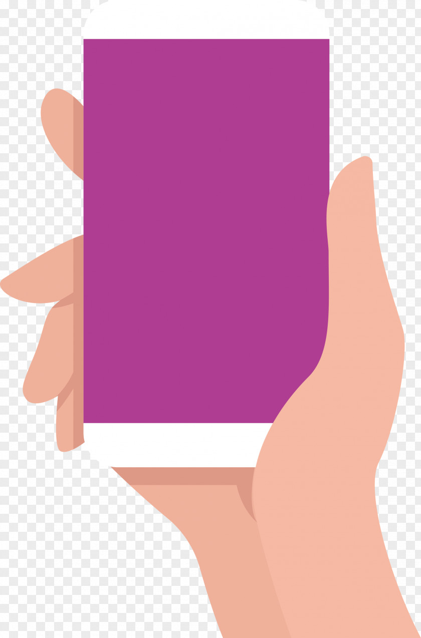 Smartphone Hand PNG