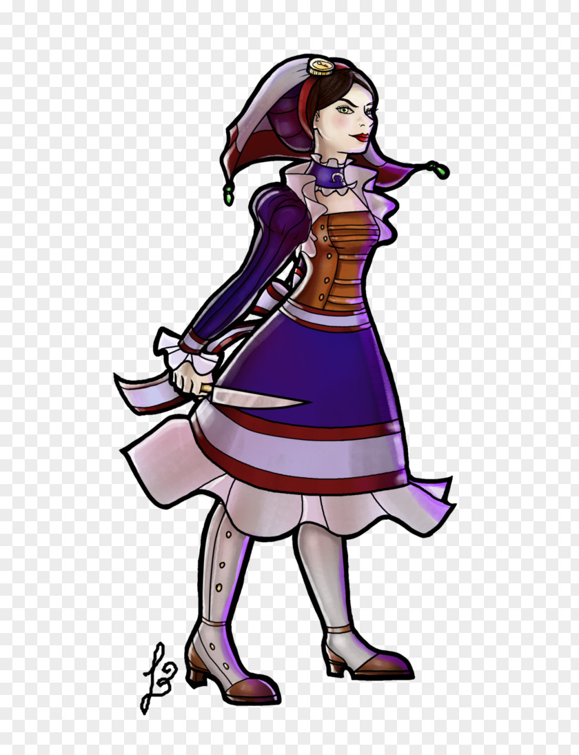 Twisted Alice In Wonderland Scary Costume Clip Art Illustration Fashion Design PNG
