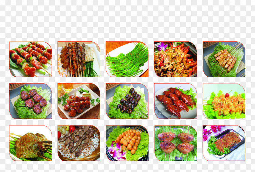 Barbecue Teppanyaki Skewer PNG