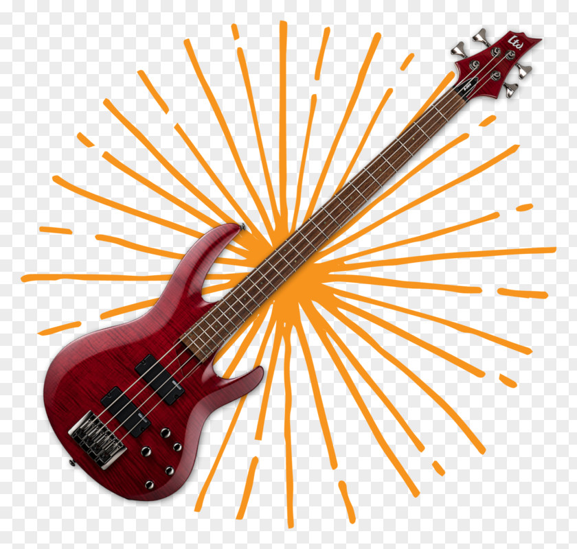 Bass Guitar Electric ESP Guitars String Instruments PNG