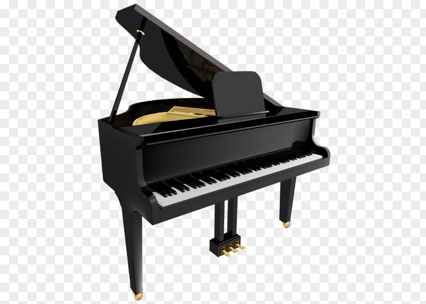 Black Grand Piano Download Clip Art PNG