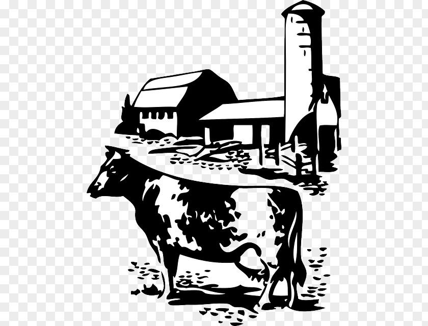 Farmer Silhouette Cliparts Holstein Friesian Cattle Beef Milk Calf Clip Art PNG