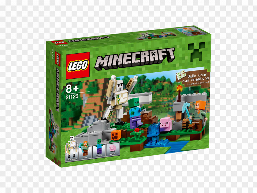 Minecraft Lego LEGO 21123 The Iron Golem Toy PNG