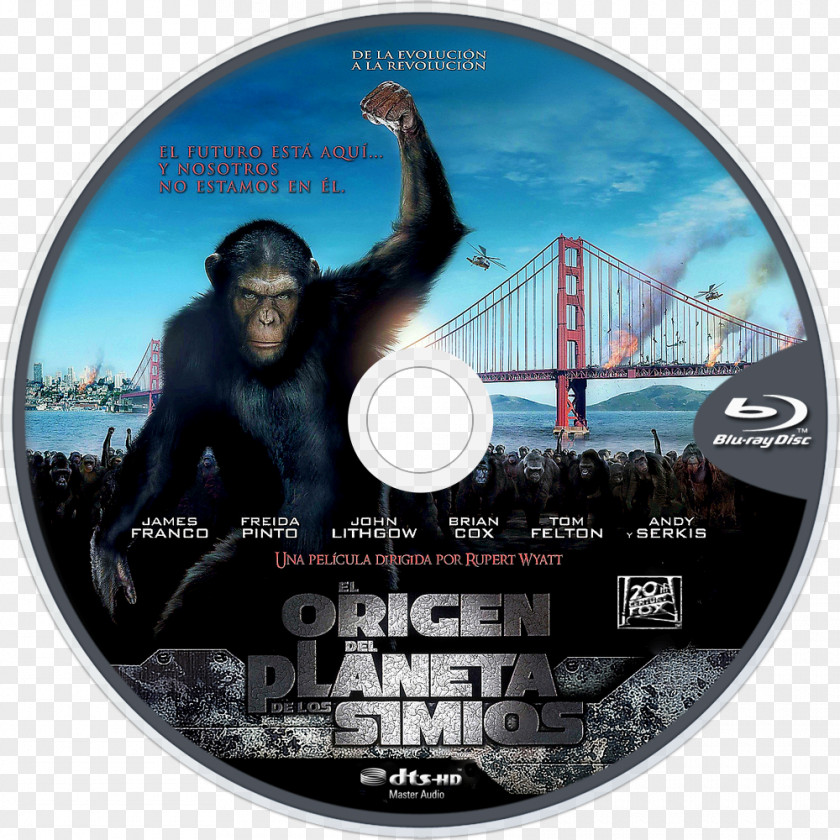 Planet Of The Apes Will Rodman Film Poster PNG