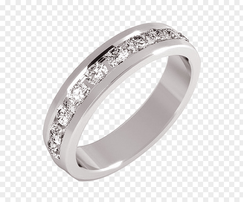 Ring Wedding Silver Brilliant Jewellery PNG