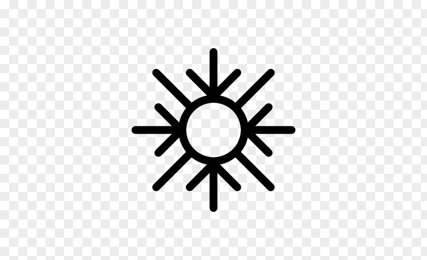 Snowflake Ice Crystals Logo PNG