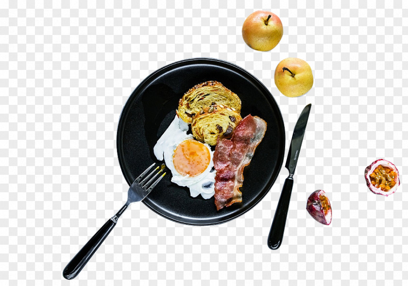 Toast Bacon Omelette Sausage Fried Egg PNG