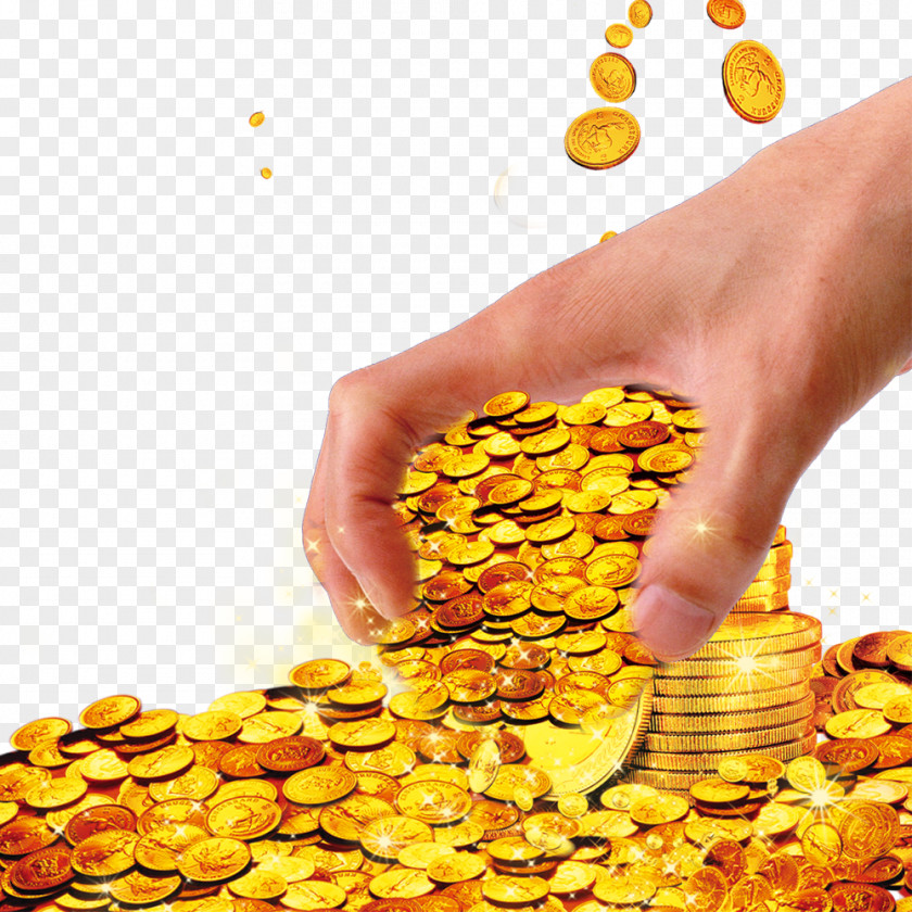A Lot Of Gold Coins Coin Download PNG