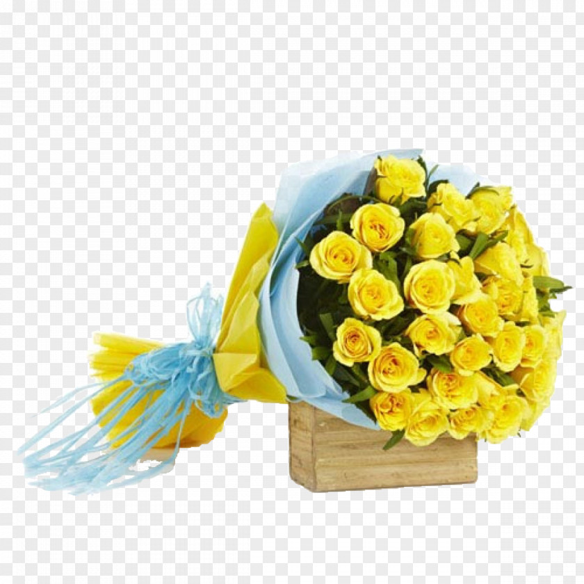 Bouquet Flower Rose Cut Flowers Yellow PNG