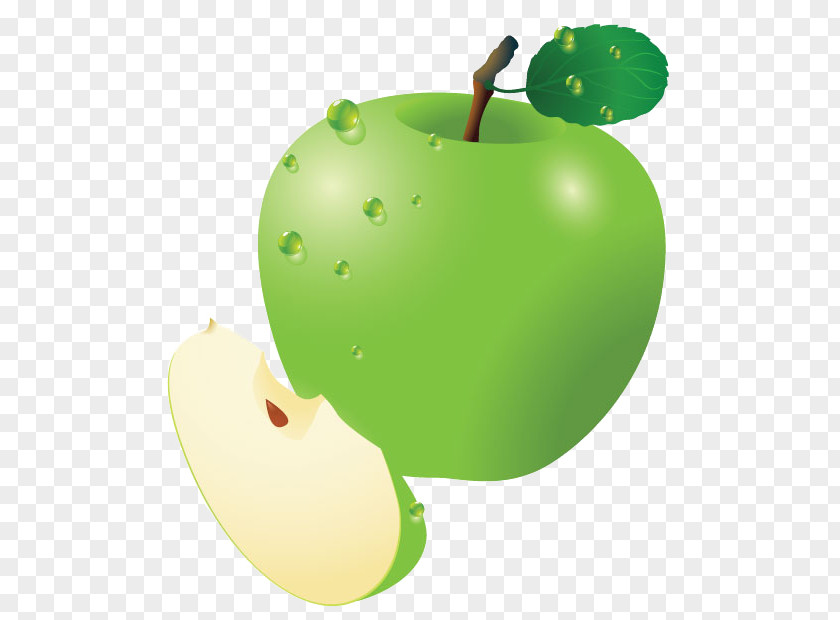 Fresh Green Apple Clip Art PNG