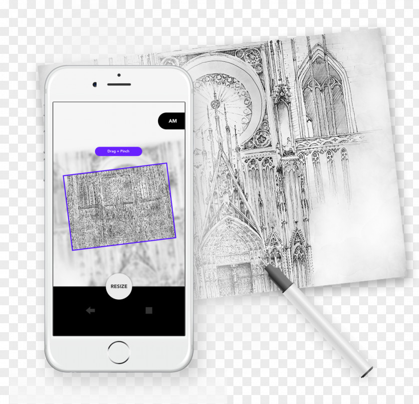 Iphone Drawing Painting Artist Tracing Paper Digital Art PNG