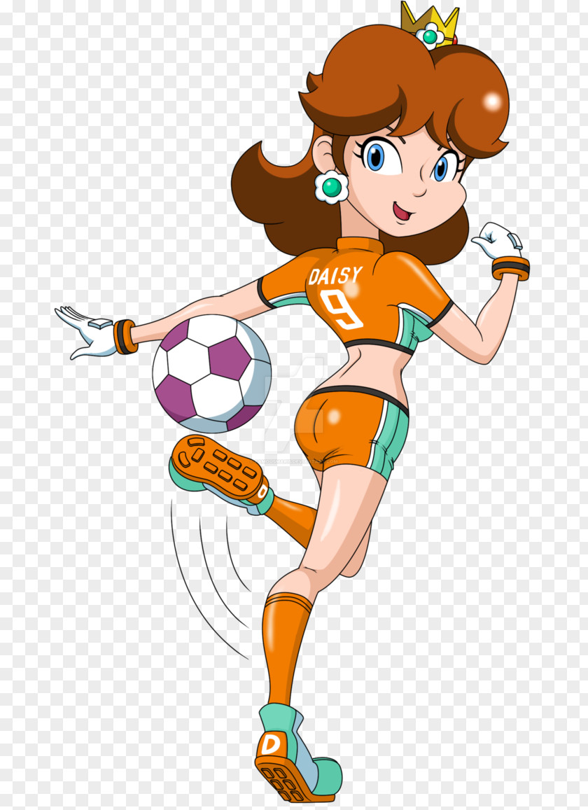 Mario Strikers Charged Super Princess Daisy Peach PNG