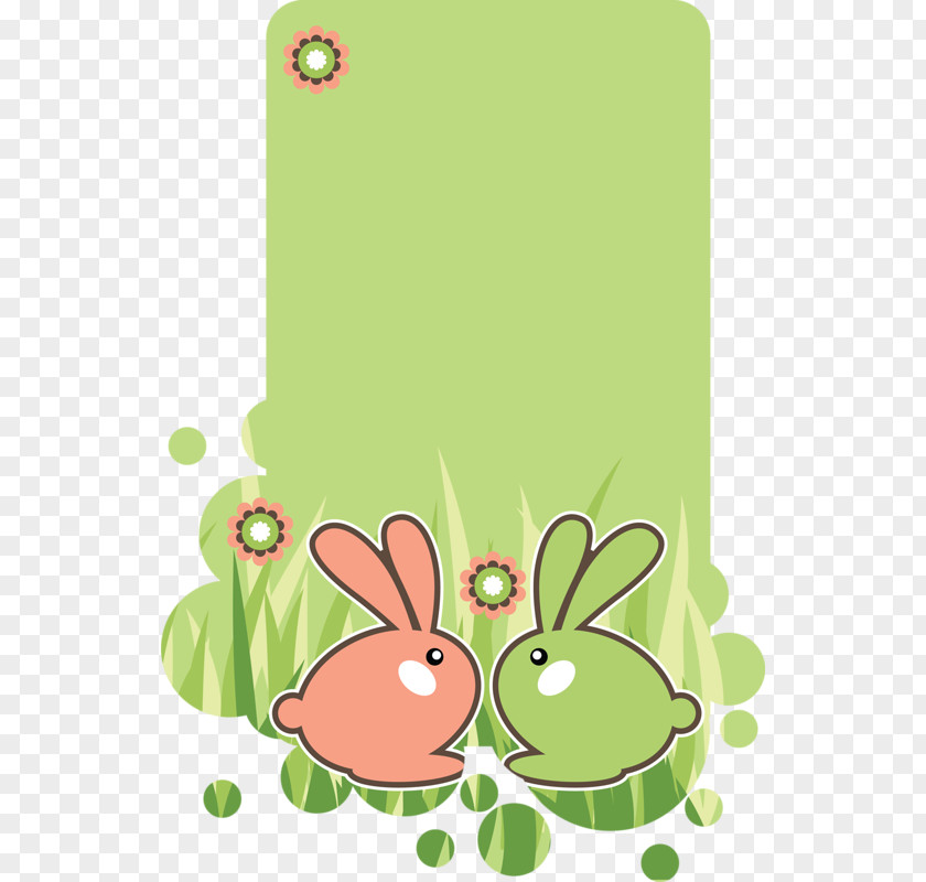 Small Fresh Green Phone Case Hare Easter Bunny Rabbit Clip Art PNG