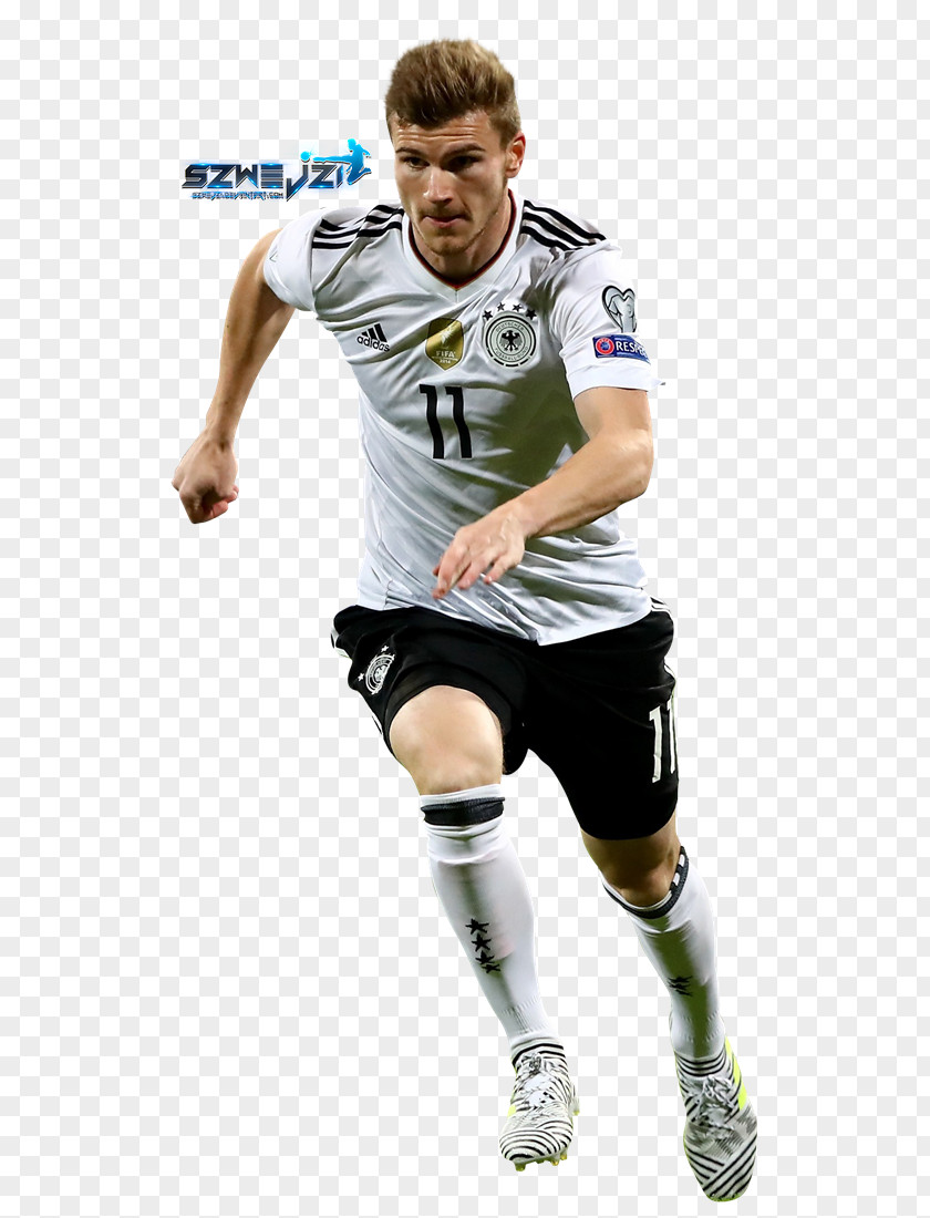Timo Werner Soccer Player Germany National Football Team Jersey PNG