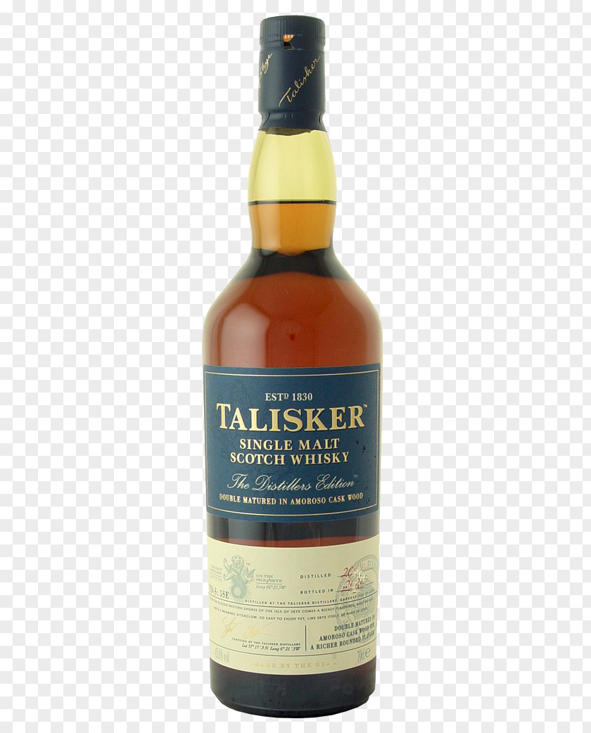 Whiskey Cask Talisker Distillery Liqueur Dessert Wine Glass Bottle PNG