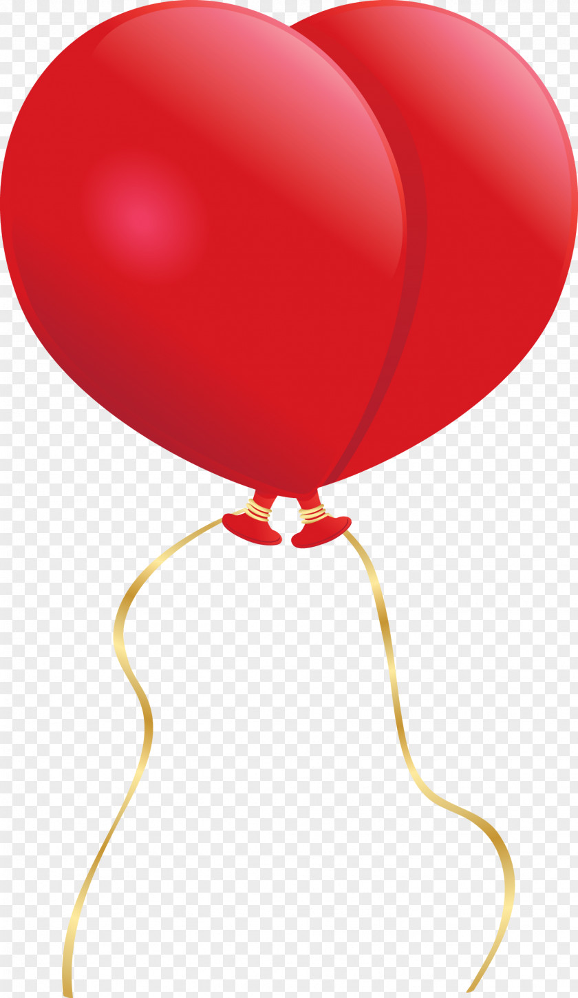 Balloon Heart Clip Art PNG