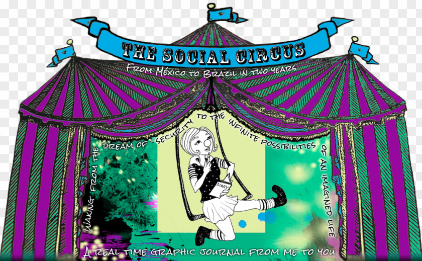 Circus Tent Social Purple Cartoon Body Image PNG