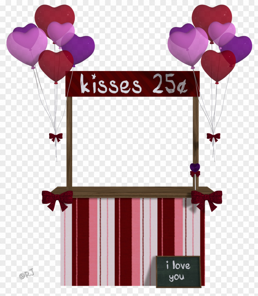 Balloon Love Pink M PNG