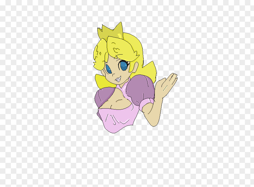 Cartoon Peach Fairy Horse Finger Clip Art PNG