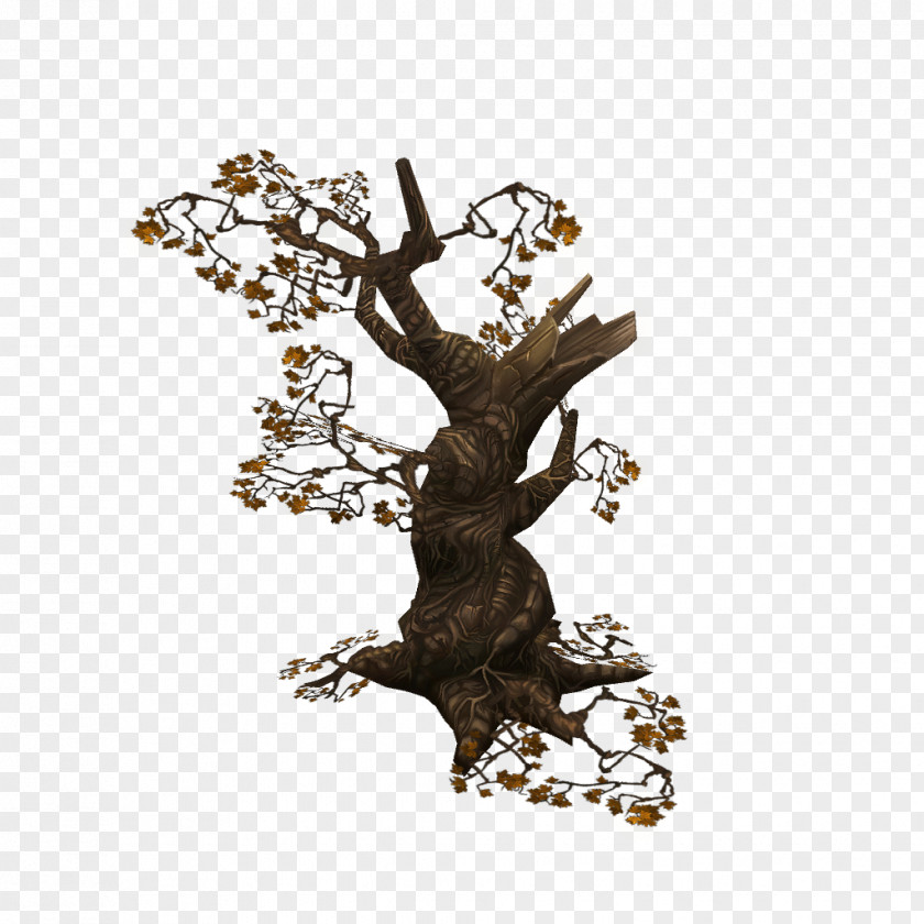 Hand-painted Model Low Poly 3D Modeling Tree Texture Mapping Game PNG