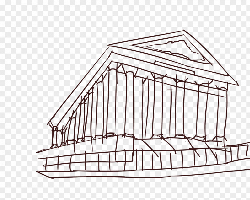 Painting Neoclassical Architecture Architectural Drawing Sketch PNG