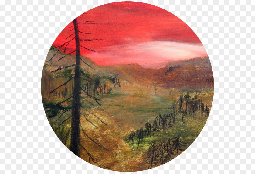 Painting Landscape Forest Drawing Art PNG