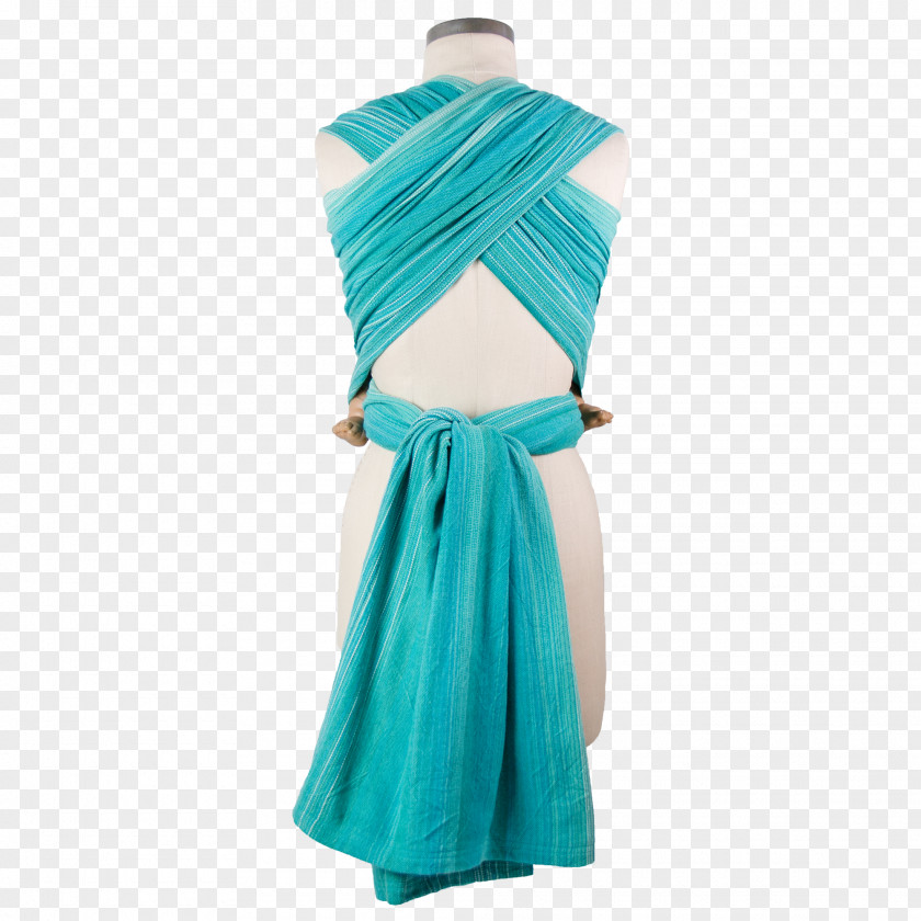 Year-end Wrap Material Shoulder Cocktail Dress PNG
